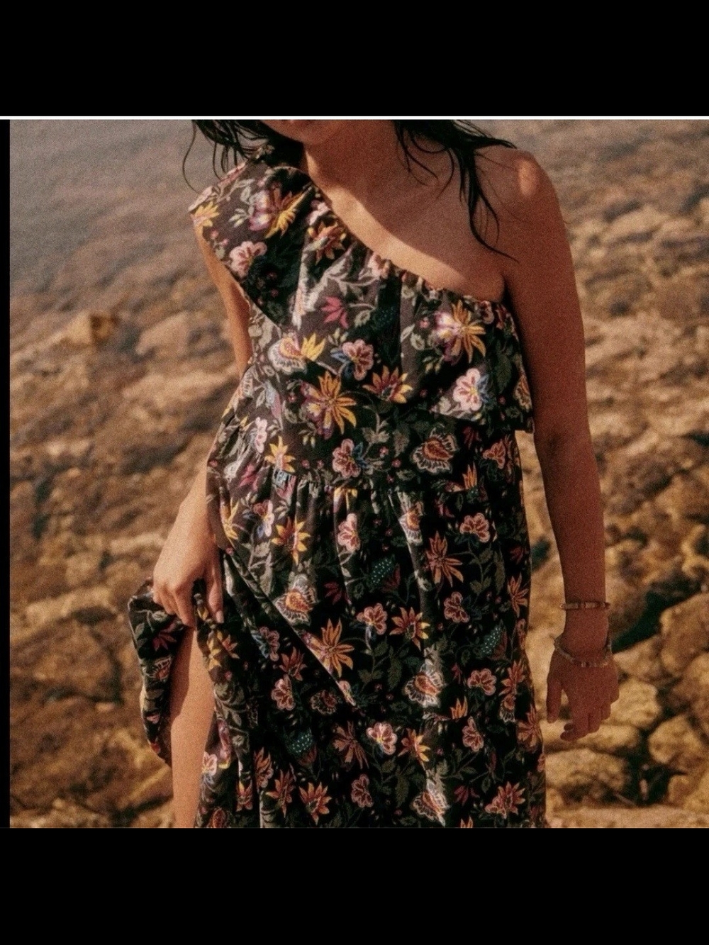 Robe Midi Roccio (Black Botany) - Picture 2 of 5